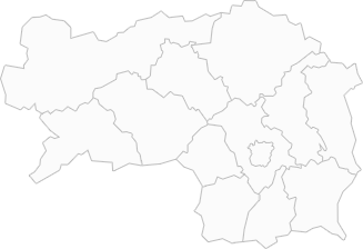 Steiermark Karte - die Bezirke